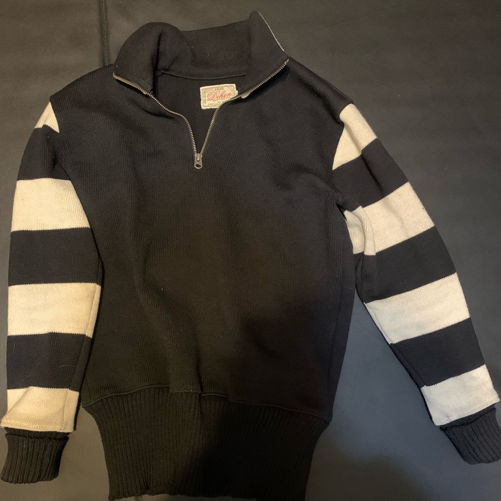 Dehen striped sweater motorcycle jersey
